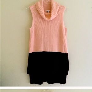 New York & Company Turtleneck Sleeveless Sweater